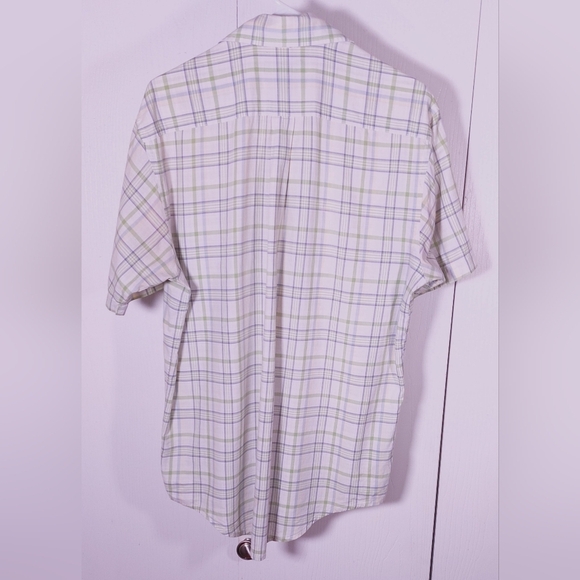 Brooks Brothers Mens Plaid 100% Cotton Size Medium Button Down Friday Shirt - Picture 10 of 11